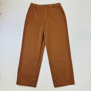 Aritzia Sundeh cotton chino pant Womens Size 12 high waisted organic cotton